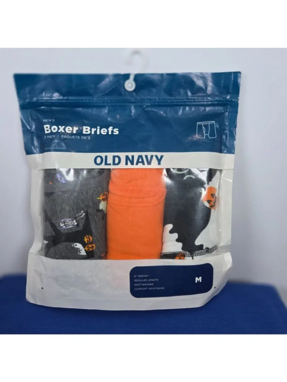 NWT Old Navy Boxer Briefs 3-Pack Men's M Halloween Prints 6